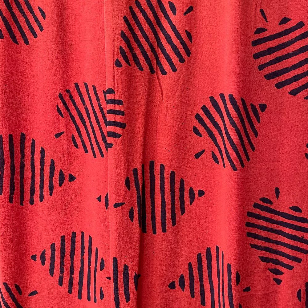 Cienne NY Silk Jumpsuit - Sz M Poppy Red - Picture 3 of 10